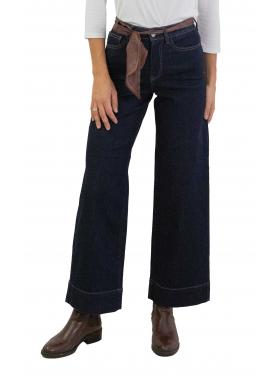 Jeans  Vita alta Wide Leg Fitr con foulard Only